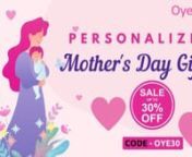 India&#39;s most popular online gift portal is here to elevate your Mother&#39;s Day gifting experience with a fascinating range of gifts. With a commitment to redefining gifting standards, this gifting giant is on a mission to add an unforgettable touch to your Mother&#39;s Day celebrations. Explore their vast collection of thoughtful and unique gifts that are sure to make your mom feel truly special nhttps://www.oyegifts.com/gifts/mothers-day