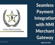 The NMI Merchant Gateway provides merchants with a variety of payment processing services, including credit and debit card processing, e-check processing, and mobile payments. It also offers fraud prevention and management tools, recurring billing capabilities, and customizable reporting. Call +1-888-253-9692 for more information.