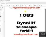 https://www.heydownloads.com/product/gehl-1083-dynalift-telescopic-forklift-service-parts-manual907366-pdf-download/nnnnGEHL 1083 Dynalift Telescopic Forklift SERVICE PARTS Manual(907366) - PDF DOWNLOADnnIntroduction . . . . . . . . . . . . . . . . . . . .Inside Front CovernTable Of Contents . . . . . . . . . . . . . . . . . . . . . . . . . . . . .1nDecal Locations . . . . . . . . . . . . . . . . . . . . . . . . . . . . . . .3nChassis, Tanks &amp; Covers SectionnOperator’s StationnOutside Area
