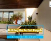 Looking to enhance your outdoor living experience? A pergola could be the perfect addition to your backyard or patio! But building the perfect pergola can be daunting. That&#39;s where we come in!nnAt 800 PERGOLA, we&#39;ve put together a step-by-step guide to help you through the process. Here&#39;s what you can expect when you work with us:nnStep 1: Consultation. Our expert designers will work closely with you to understand your vision, preferences, and budget.nnStep 2: Design. Using the latest design sof