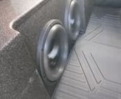 I have this in my 2022 F150 XLT Supercrew loaded with (2) Sundown E-10 D4 v.4 driven by a Taramps Bass 1200 @ 1Ω . nIt seems well-made and the internal volume and mounting depth is perfect for these subs with no ring or retainer necessary.nn==&#62;https://www.foxacoustics.com/products/f-150-supercrew-2-10-vented-2009-2020