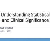 What do researchers and scientists mean when they describe a study as “statistically significant?” How do people with ALS and clinicians understand whether or not a treatment option is “clinically significant?” Join us for a webinar and panel discussion that will provide a framework for understanding the results of ALS clinical trials, using several recent studies as examples.