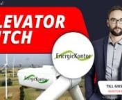 Welcome to seat11a, in today’s video we are presenting Till Giessmann, Head of Investor Relations at Energiekontor AGnnTill will present his Elevator Pitchnn▶️ Visit us: https://seat11a.com/nn▶️ In this video Till explains:n00:08 Introductionn00:50 Business Segmentsn02:38 Track Recordn03:23 The Organic Growth Modeln04:32 Expansion Plansn05:23 Strong Project Pipelinen07:35 Financial TargetsnnnCompany ProfilenA solid business policy and a lot of experience in renewable energies: That’s