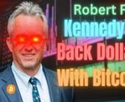#bitcoin #rfkjr#xrp nWelcome to our channel! In this captivating video, we delve into the revolutionary plan proposed by Democratic Presidential Candidate Robert F. Kennedy Jr. Brace yourselves for an exciting journey as we explore Kennedy&#39;s audacious vision to back the U.S. dollar with Bitcoin and put an end to Bitcoin taxes.nnKennedy&#39;s plan represents a seismic shift in the financial landscape, reimagining a future where the absolute scarcity and sound monetary principles of Bitcoin fortify