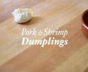 A family recipe for some very tasty Pork and Shrimp dumplings. I made these and decided to record the process. The full recipe is on my blog, http://www.petitappetit.tumblr.com