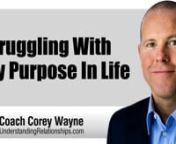 What you should do if you are struggling with your purpose in life, doubt you can achieve it or if you need help figuring out what your purpose is.nnIn this video coaching newsletter I discuss an email from a viewer who says that he is struggling with his purpose in life, because even though he knows what he wants to accomplish, he is filled with irrational fears and doubts that he can actually achieve it. He says his brain is flooded with negative thoughts that tell him he is not good enough, h
