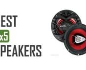 Checkout Best 6.5 Speakers review: https://audiomention.com/best-6-5-car-speakers/nnHere are the top 10 list:nn1. Infinity Kappa 60.11CSn2. JEEP WRANGLER JK KICKER SPEAKERn3. Rockford Fosgate R165X3 Primen4. Pioneer A Series -ALPHASONIK EARBUDSn5. Polk Audio MM1 Seriesn6. JBL Club 5000Cn7. Kenwood KFC-1695PSn8. New Rockford Fosgate R165X3n9. Pyle PL63BLn10. BOSS Audio Systems CH6530nn#carspeaker #best6.5speakers #speakerreviews