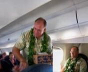 Get the best luxury service and lowest prices on Hawaii interisland flights. Mokulele Airlines CEO Scott Durgin shows Mokulele is serious about customer service by passing out refreshments on this inaugural air flight from Honolulu to Hilo on May Day 2009. Reservations: 866.260.7070 http://www.mokuleleairlines.com