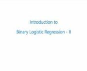 In the previous video, we discussed the concept and application of binary logistic regression. We’ll now learn more about BLR model building and its assessment using R. This is part of the Exploratory Data Analysis unit in Digita Schools post graduate diploma in data Science https://www.digitaschools.com/course/data-science-online-masters/, carrying 120 UK credits and 60 European credits giving you fast track access to final module of a Masters degree programme at UK and European universities