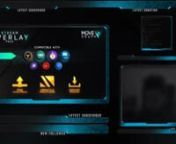 Find it here: https://movegraph.com/product/twitch-overlays/halx-blue-pack/n- Animated and Static overlay package.n- Made for Twitch and YouTube streaming.n- Ideal for beginners and experienced streamers.n- Compatible with OBS studio, Streamlabs and Streamelements.n- Best professional designs.