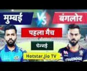 Mumbai Vs Bangalore IPL live Match instagram-hþtps://www.instagram.com/crazyiplmatchn#ipllive #hotstar #jiotv #mumbaimatch #bangalorematch #rohitsharma #viratkohli #chennai
