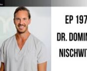Dr. Dominik Nischwitz is a dentist and naturopath, a world specialist in biological dentistry and ceramic implants and the President of the International Society of Metal-free Implantology (ISMI). With his father, Dr. Nischwitz cofounded DNA Health and Aesthetics Center for Biological Dentistry in Tubingen, Germany in 2015. Dr. Nischwitz has exclusively used ceramic implants since 2013, placing more than 3000 to date.nn nnA pioneer in the field of holistic odontology, Dr. Nischwitz regularly giv