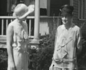 This “home movie” was made by the Jenkins family of Jamestown, NY around 1930. It shows their family and friends in and about Jamestown and nearby Lake Chautauqua. They enjoyed the lake in all seasons and are seen here swimming, in boats, ice skating, and ambling in surrounding fields and woods. The main characters in the film are Sue D. (Berry) Jenkins, Bill (William C.) Jenkins, their son and only child Jim (born May 5, 1921), and Jim’s beloved dog Tip. “Aunt” Nell (Nellie Dyer), Sue