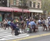 Henry Rinehart takes us on a short tour of Upper West Side Manhattan to take a look at open dining and how combined with open streets has helped many restaurants remain viable during the Covid pandemic.nnLooking forward all the major NYC mayoral candidates have said they are looking to maintain and expand the program. Open streets are thriving throughout the city. With visuals from all over NYC here we help support that case.