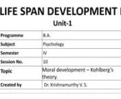 Session 10, Introduction to Kohlberg's theory of Moral Development.mp4 from kohlberg theory