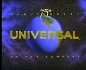 Universal Pictures logo montage with 75th Anniversary tag.nnUniversal Pictures (legally Universal City Studios LLC, also known as Universal Studios, and formerly named Universal Film Manufacturing Company and Universal-International Pictures Inc.) is an American film production and distribution company owned by Comcast through the NBCUniversal Film and Entertainment division of NBCUniversal.nnFounded in 1912 by Carl Laemmle, Mark Dintenfass, Charles O. Baumann, Adam Kessel, Pat Powers, William S