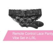 https://www.pinkcherry.com/products/remote-control-lace-panty-vibe-set (PinkCherry USA)nhttps://www.pinkcherry.ca/products/remote-control-lace-panty-vibe-set (PinkCherry Canada)nnThere will be times in your life (like in the midst of a global pandemic, for example), when you and your partner might have to get a little/a lot creative when it comes to date night. Usually, we&#39;d recommend taking CalExotic&#39;s Remote Control Panty Set out on the town, but right now, you&#39;re more likely spending your dat