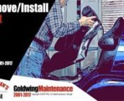 Cruiseman shows you how he removes the seat from his 2012 Honda Goldwing GL1800. The procedure is basically the same for any 2001-2014 GL1800. The procedure IS different on an F6B, which is not covered in this video. Removing the seat is necessary for obtaining access to certain electrical connections and for removing the top shelter.nnCopyright ©2014-2019 PITA, LLC - All rights reserved. No duplication without permission. You may not give, sell, lend, lease, or in any way distribute the video