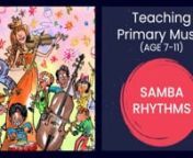 Welcome to Teaching Primary Music. To download the accompanying scheme of work and find out about training opportunities, please visit: https://www.benedettifoundation.org/primary-music nnThis activity was contributed by Beat Goes On - www.beatgoeson.co.uk nn----------------nAdditional Notes on Samba Rhythms: nnSamba Reggae comes from Salvador, Bahia in north-east BrazilnnSamba Batucada (the fast carnival samba, most generally referred to as ‘samba’ in the UK) is from Rio de Janeiro.nnMaraca