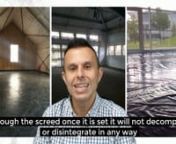 Contact us on 0800 242 5589 - info@speed-screed.com - www.speed-screed.comnnWhy Use Lightweight Screed?nI’m Andy Parkin, Managing Director of the Multi-Award Winning Speed Screed. I’m here to talk about lightweight screed.nnA variety of constituents make up lightweight screeds. These can include fine limestone, ordinary cement (Portland preferred), perlite lightweight aggregate, and specially picked foam stabilising agents. To ensure that the quality remains consistent, it is manufactured un