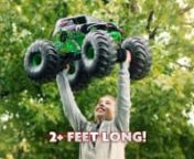 Mega Grave Digger RC The NEW Biggest RC Grave Digger TVC from rc tvc