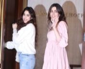Janhvi &amp; Khushi Kapoor: IT’S PARTY TIME! Watch the stylish sisters in this latest video. Janhvi and Khushi share a strong bond and often, the former keeps sharing photos of her sister on social media. The two were spotted yesterday at designer and close friend Manish Malhotra’s New Year’s bash in the city. Both the sisters looked adorable as they got papped. Khushi broke the internet as she recently made her social media profile public. Janhvi was last seen in Gunjan Saxena: The Kargil