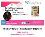 The Gary Fowler and Aleks Farseev InterviewnnnAleks FarseevnnProf. Aleks Farseev is an Entrepreneur, International Keynote Speaker and the CEO of SoMin.ai, the Performance Ad Optimization Platform driven by Long-Tail Targeting and AI. Known to be an expert in Digital Marketing and AI, Aleks has co-authored over 30 scientific publications in international peer-reviewed journals and conferences. Aleks holds a Full Research Professor position at ITMO University, Resident Lecturer at AI Academy for