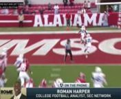 SEC Network college football analyst Roman Harper talks about Alabama quarterback Mac Jones.