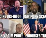 Joe Rogan brings on Alex Jones to spread dangerous anti-vaccine dis-info, Jesse Lee Peterson gets caught, Vaush debates Tim Pool, Lil Wayne Endorses Donald Trump for President, Plus 50 other topics!nnIf you enjoy my work, please consider supporting it by becoming a Patreon! Every little bit really helps. http://www.patreon.com/codcastnnWe now have a P.O. Box so you can send us anything you want and we will unbox it live on the show. Send whatever you want to see me unbox to: Dusty Smithn1231 SUN