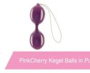 https://www.pinkcherry.com/products/pinkcherry-kegel-balls (PinkCherry US)nhttps://www.pinkcherry.ca/products/pinkcherry-kegel-balls (PinkCherry Canada)nnQuick quiz - what do you get when you combine a comfy, user friendly design with manageable weightiness and a perfect retrieval cord? Here&#39;s a hint: the PinkCherry Kegel Balls!This simple system offers you or your vagina-owning partner lots of pelvic-floor strengthening benefits plus a whole lot of pleasure. nnShaped into two smooth swells, t