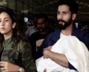 Throwback: A 11-month-old Misha has a CRAZY fan following that most of us! Watch the doting daddy Shahid Kapoor PROTECT his little angel from the media frenzy. Back in 2017, Shahid Kapoor with his wife Mira Rajput and his daughter Misha was clicked by the shutterbugs at the Mumbai airport. This video just depicts how Shahid is as a father in real life. He can be seen carrying his little baby Misha in his arms, protecting her from the camera flashes and fans’ glares. His wife Mira Rajput was al