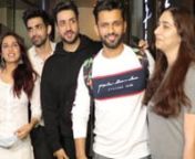 Shaadi ka DISCUSS karne aaye they: Rahul Vaidya on his marriage plans, goes on a double date with Aly Goni, Jasmin Bhasin along with his lady love Disha Parmar. Bigg Boss 14’s Jay-Veeru, Rahul Vaidya and Aly Goni again gathered to meet and strengthen their friendship over a few meals and smiles. The dashing men were accompanied by their lady love – Disha Parmar and Jasmin Bhasin, respectively. Bigg Boss finalist Rahul Vaidya, who proposed to his girlfriend on national TV, is now all set to m