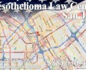 Call the San Jose, CA mesothelioma and asbestos hotline 24/7 at (888) 636-4454 for a free, no obligation consultation, and to get your free copy of the book