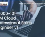 ✅Follow this Link and Try Product 100% Free: https://t.ly/SlXGn✅Subscribe to our Channel to learn more about the Top IT Certificationn✅For more information about ExamsEmpire courses, visit:n✅Facebook: http://t.ly/jCyKnIn this video, we learn about the C1000-101 exam dumpsn1. Get Information about C1000-101 Examsn2. Certified Registered C1000-101 certificationn✅Now Get 15&#36; Discounts on all products by Using Coupon Code “20OFF2022” at ExamsEmpire. Hurry Up! It is a limited-time offer