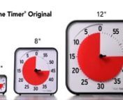 Since 1994, Time Timer has provided innovative time management solutions. Invented by a mom, Jan Rogers, to help her young child, Time Timer visual timers are now used by all ages and abilities across education, business, and in the home. The Original line up includes a portable 3
