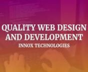 At Innox Technologies, we have a deep understanding of what it takes to provide a successful web design experience. We offer a full range of design services from graphic design to HTML and CSS that make Innox Technologies the best web design company in India. We know how to find the perfect color scheme for your website, how to keep your web pages light and fast, and how to give your website the perfect balance of form and function. We know that every business is different, and we work with you