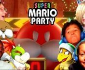 Its time for Super Mario party on the Nintendo switchnnZyden is Hammer BronnKamal is Rosalina nnArose is Monty Molennand I am Bowser Jr.nnWho will win, in the Bomb Omb&#39;s layer