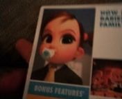 Here is what I got for Christmas this year.nnBonus Features For The Boss Baby: Family Business:n- All-New Original Short: Precious Templeton: A Pony Talen- Never Grow Up: The Big Babies Behind The Boss Babyn- Boss Baby Art Class: How To Drawn-