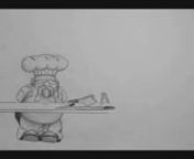 Loop Animation.This short consists of only 38 pictures and drawn out to a roughly 20 second cartoon. nnThis is Chef Doe&#39;s first appearance.As he traditionally wasa baker, he now is dabbling in other facets of culinary arts. nnWe are following his progress.Enjoy :) nnCreated by Josh Miller