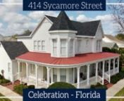This is a walkthrough video of a house for saleat 414 Sycamore Street in Celebration, Florida.