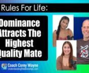 Caroline, Jocelyne and Corey discuss how displaying dominance attracts the highest quality mate which was inspired by Jordan Peterson&#39;s book,