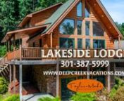 Book Lakeside Lodge today! &#124; https://www.deepcreekvacations.com/booking/lakeside-lodgen────────────────────────────────────────nnFilled with lots of recent updates that include new flooring, bedding, and Smart TVs, Lakeside Lodge is the perfect choice for your next Deep Creek Lake vacation! The convenient location is a bonus that makes it easy to enjoy favorite attractions and activities. nnThis well-appointed lakefr