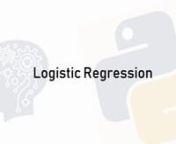 Machine Learning Tutorial Python - 8_Logistic Regression (Binary Classification) from machine learning tutorial python