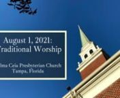 Welcome to worship at Palma Ceia Presbyterian Church this 1st Sunday of August!nnBulletin: https://palmaceia.org/wp-content/uploads/2021/07/8.1.21-Traditional-Service.pdfnnPrayer List: https://palmaceia.org/prayer-listnnGiving: https://palmaceia.org/givingnnWe are grateful God has called you to worship with us this morning. Today we hear the first famous “I am” statement from John’s gospel – “I am the bread of life”. Both the Exodus and John readings point us towards God’s work act