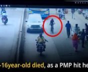 Accident in Deep Bangla Chowk; a youngster died (video) &#124; दीप बंगला चौकातील अपघात; तरुणीचा मृत्यू (v