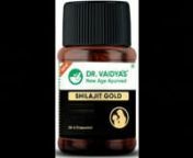 Dr. Vaidya&#39;s Shilajit Gold, a premium Ayurvedic Vitalizer for Men is a revolutionary and improved ayurvedic formula that is a part of the Herbo24Turbo Plus capsule.nWith the greater amount of high-quality Shilajit along with Swarna Bhasma, You can expect to experience greater energy, vitality, vigor, and stamina. Dr. Vaidya&#39;s Shilajit Gold capsule is a premium ayurvedic supplement with top-quality Shilajit and Gold bhasma which helps to increase endurance, strength, and enjoyment.nIt assists in
