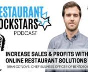 This pandemic has absolutely required your restaurant to adapt to the times and adopt new customer safe, friendly conveniences. This is more important now than ever as we emerge from the crisis. The good news is, these guest-friendly conveniences actually increase Sales and Profits. nnIn this episode of the Restaurant Rockstars Podcast, I’m speaking with Brian Cotlove, Chief Business Officer of “Bentobox” nnA bentobox is a multi-compartment box containing different courses of a Japanese lu