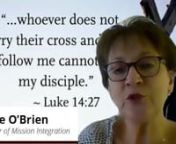 Today, Anne O’Brien, Director of Mission, reads from Luke’s Gospel (14: 25-33) in which Jesus says ‘anyone who does not carry their cross and come after me cannot be my disciple’.nnAnne says this makes me think of our buy now pay later society – we’ve all seen the adds – fill in the form and soon you’ll a wonderful new sofa, a fantastic new mattress, that sounds system you’ve always wanted or a massive television screen, however, sooner or later you’ll need to pay it back and