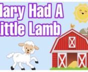 Zoey TV - Mary Had A Little Lamb .mp4 from mary had a little lamb poem lyrics