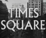 The History of Times Square film in the style of a Newsreel Film for the Times Square Alliance Visitor Center which used to be a Newsreel Theater.nnWe collaborated with the Times Square Alliance and WXY Architects to design and create an entry vestibule and alcoves for the newly renovated Times Square Visitor Center. This historical landmark had originally been a newsreel theater. During the renovation, an actual New Year’s Eve ball became part of the permanent display. nnOur design team, Kari